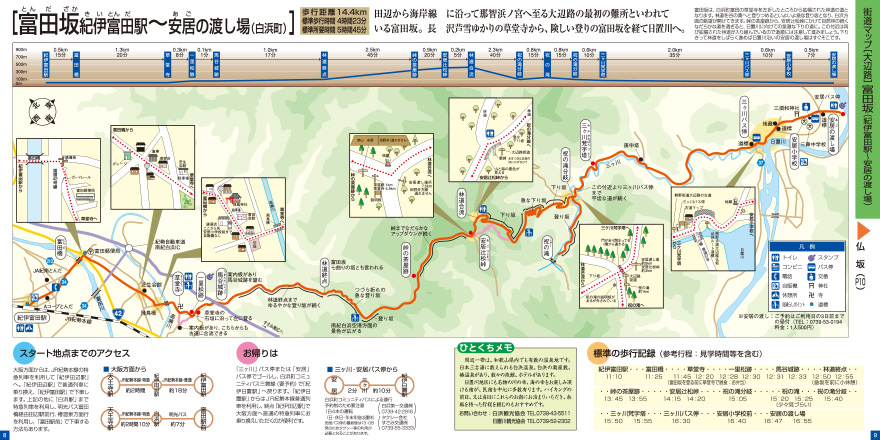 富田坂ウォーキングマップ